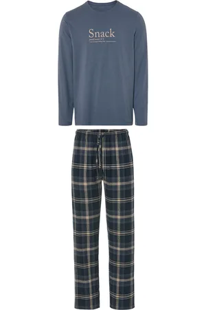 Livergy ® Herren Pyjama Flanell (L (52/54), )