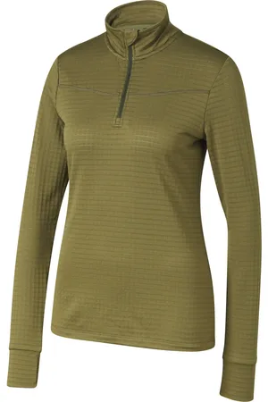 Crivit Damen Funktionsshirt langarm (M(40/42), khaki)