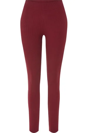 Esmara ® Damen Leggings (XS(32/34), dunkelrot)