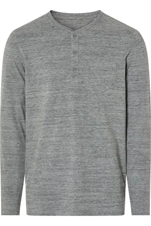Livergy ® Herren Langarmshirt mit Knopfleiste (M(48/50), )