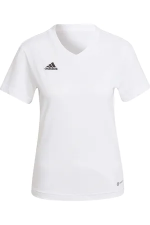 adidas Damen T-Shirt (M, weiß)