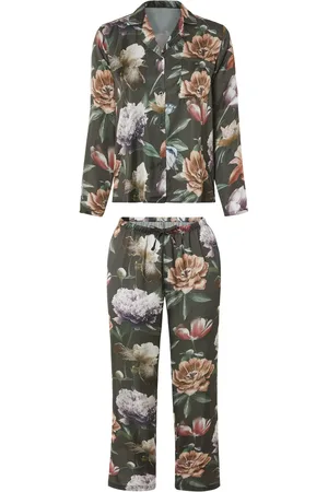 Esmara ® Damen Pyjama Satin (L (44/46), )