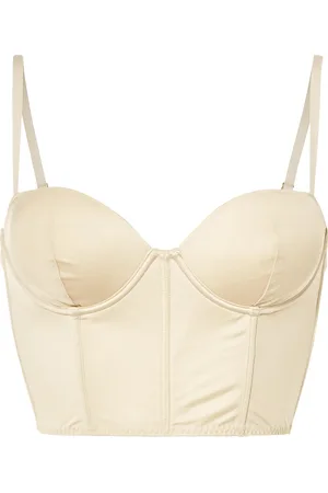 Esmara ® Damen BH mit verlängerter Unterbrust (Weiß, 75B)