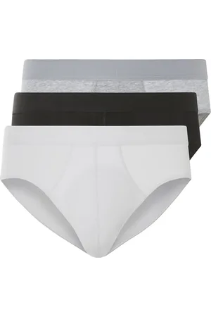Livergy ® Herren Slips 3-Teilig (4/S, schwarz/grau/weiß)