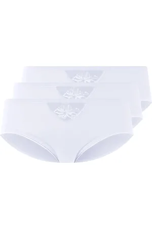 Esmara ® Damen Slip 3-Teilig (XL(48/50), weiß)