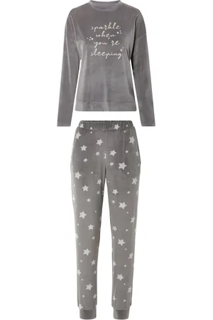 Esmara ® Damen Pyjama lang (XS (32/34), )