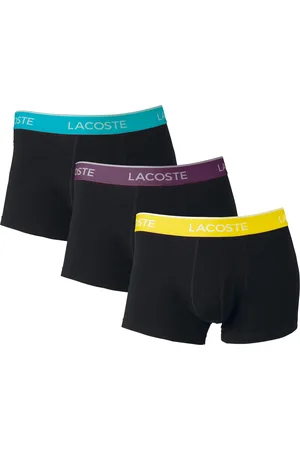 Lacoste 3 Herren Boxer (M, /lila/gelb/türkis)