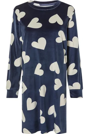 Esmara ® Damen Bigshirt Nicki (Herzen, S(36/38))
