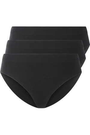 Esmara ® 3 Damen Slips aus Rippe Seamless (XS (32/34), )