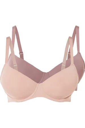 Esmara ® Damen Bügel BH gemouldet 2er (altrosa/rosa, 90D)