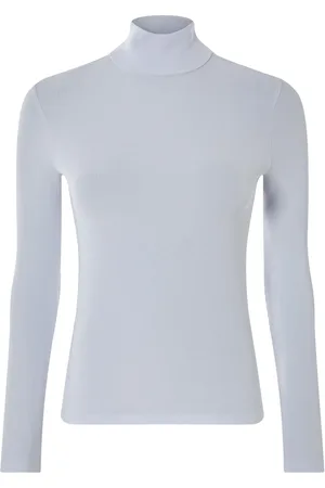 Esmara ® Damen Langarmshirt Rollkragen Rippe ( , L(44/46))