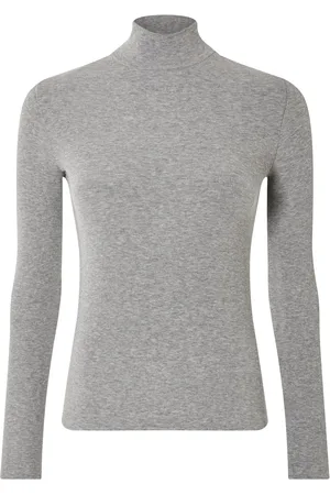 Esmara ® Damen Langarmshirt Rollkragen Rippe ( , XL(48/50))