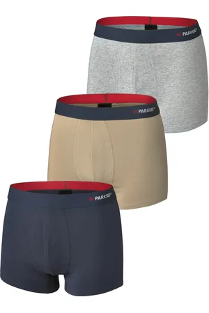 PARKSIDE LONDON ® Herren Boxer, 3 Stück (7/XL, navy/beige/ )