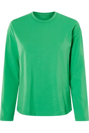 Esmara ® Damen Shirt Langarm (grün, XS(32/34))