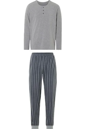 Livergy ® Herren Pyjama lang/lang ( , L (52/54))