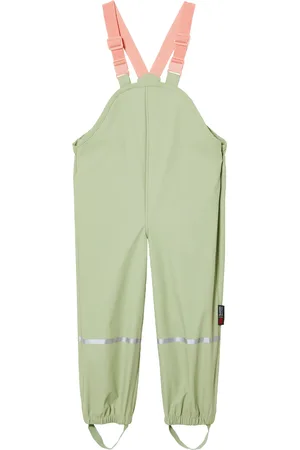 LUPILU ® Kleinkinder Mädchen Latzhose Matsch- und Buddel (grün, 98/104)