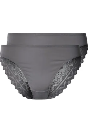Esmara ® Damen Slip mit Spitze 2-Teilig ( , L (44/46))