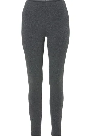 Esmara ® Damen Leggings Teddy Thermo (L (44/46), dunkelgrau)