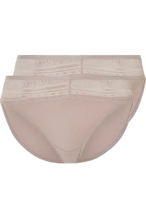 Esmara ® Damen Slip mit Spitze 2er ( , XL(48/50))
