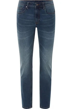 Livergy ® Herren Jeans, Slim Fit (Dunkelblau, 48 (32/32))