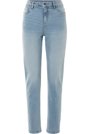 Esmara ® Damen Jeans Straight Fit (light blue denim, 38 (reg. Länge))