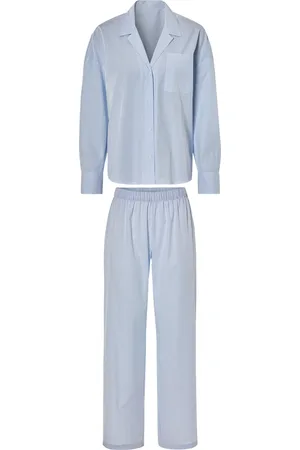 Esmara ® Damen Pyjama ( /weiß, S(36/38))