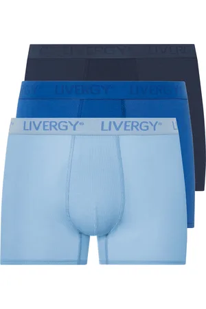 Livergy ® Herren Boxer 3er (hellblau/ /navy, 7/XL)