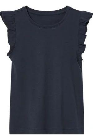 LUPILU ® Kleinkinder Mädchen T-Shirt (navy, 110/116)