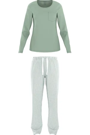Esmara ® Damen Pyjama (Grün, XS(32/34))