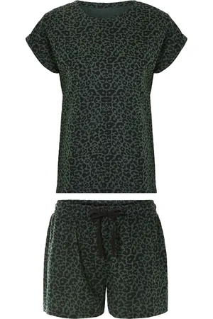 Esmara ® Damen Shorty Pyjama (grün/ , S(36/38))