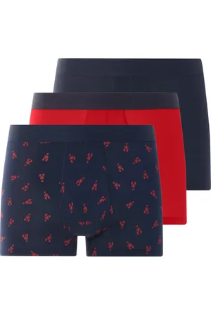 Livergy ® H Boxer bunt 3er (navy/Hummer/rot, 6/L)