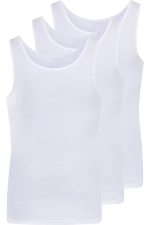 Livergy ® Herren Achselhemd Feinripp, 3 Stück (Weiß, 6/L)