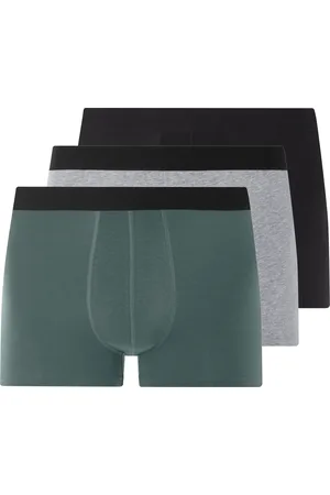 Livergy ® Herren Boxer, 3 Stück ( /grau/grün, 8/XXL)