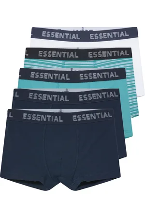 PEPPERTS! ® Kinder Jungen Boxer, 5 Stück (navy/weiß/grün, 158/164)