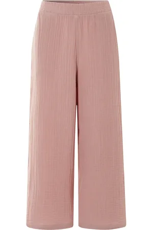 Esmara ® Damen Hose Musselin (Rosa, XS(32/34))