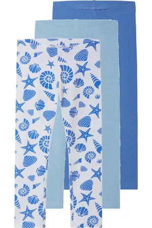 LUPILU ® Kleinkinder Mädchen Leggings, 3 Stück ( , 122/128)
