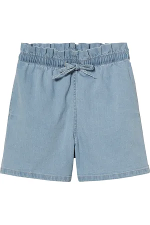 PEPPERTS! ® Kleinkinder Mädchen Jeansshorts (Hellblau, 134/140)