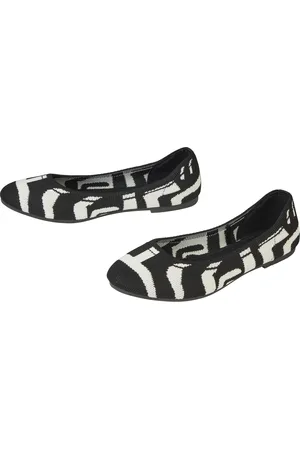 Esmara ® Damen Ballerina (Schwarz/weiß, 39)