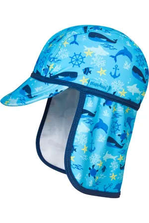 Playshoes Kleinkinder Mädchen Jungen Bademütze (Wal, 50-51)