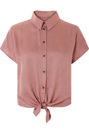 Esmara ® Damen Wickelbluse (Rosa, 46)