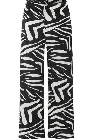Esmara ® Damen Hose (Schwarz/weiß, L(44/46))