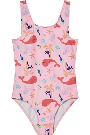 LUPILU ® Kleinkinder Mädchen Bademode (Rosa, 122/128)