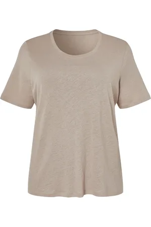 Esmara ® Damen T-Shirt (taupe, XL(48/50))