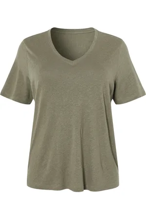 Esmara ® Damen T-Shirt (olive, XXL(52/54))