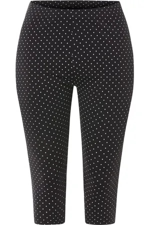 Esmara ® Damen Leggings Capri (Punkte/ , XL(48/50))