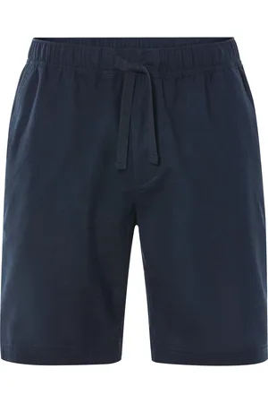 Livergy ® Herren Bermuda mit Leinen (navy, M (48/50))