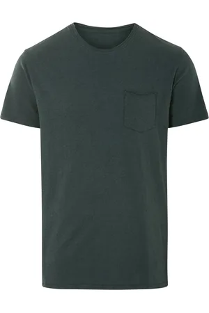 Livergy ® Herren T-Shirt mit Leinen (Grün, L(52/54))