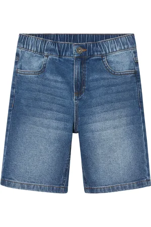 PEPPERTS! ® Kinder Jungen Shorts Denim (Dunkelblau, 146/152)