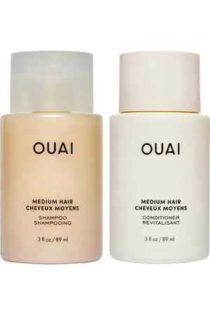 OUAI Medium Shampoo and Conditioner Travel Bundle