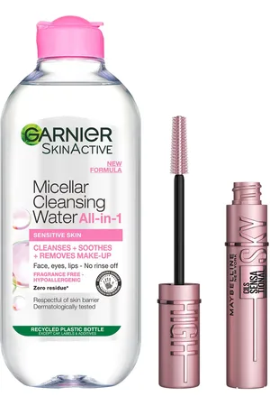 Maybelline Sky High Mascara and Garnier Micellar Water Set